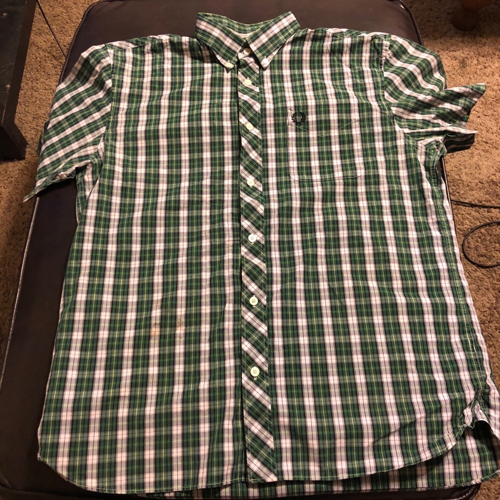 Fred Perry short sleeve button down.
