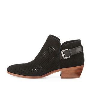 Sam Edelman perforated black bootie