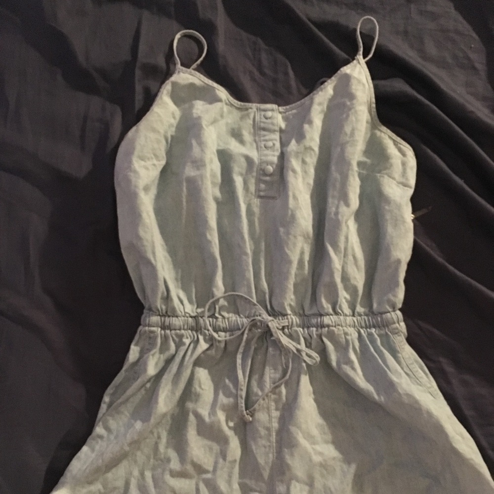 Denim romper