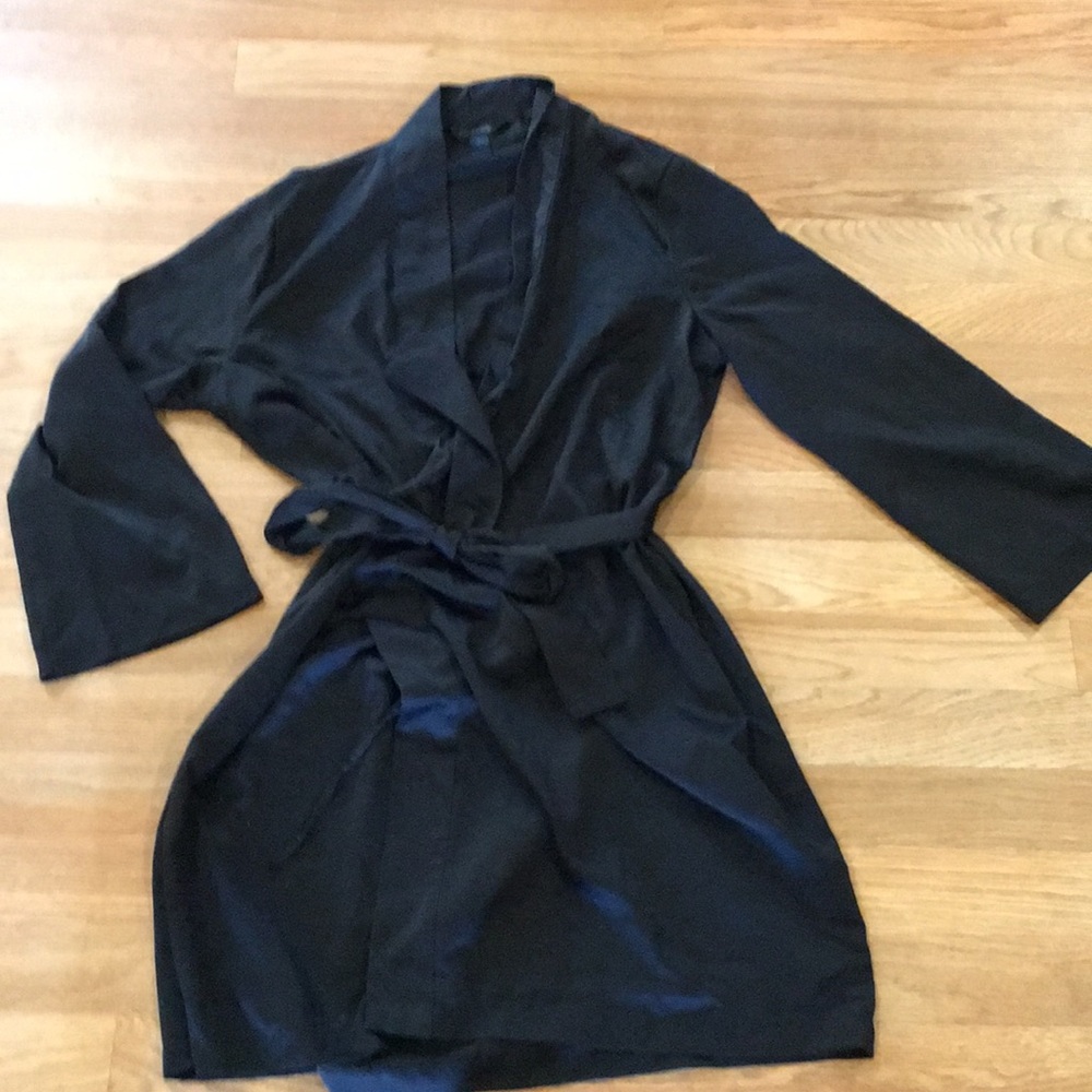 Satin robe