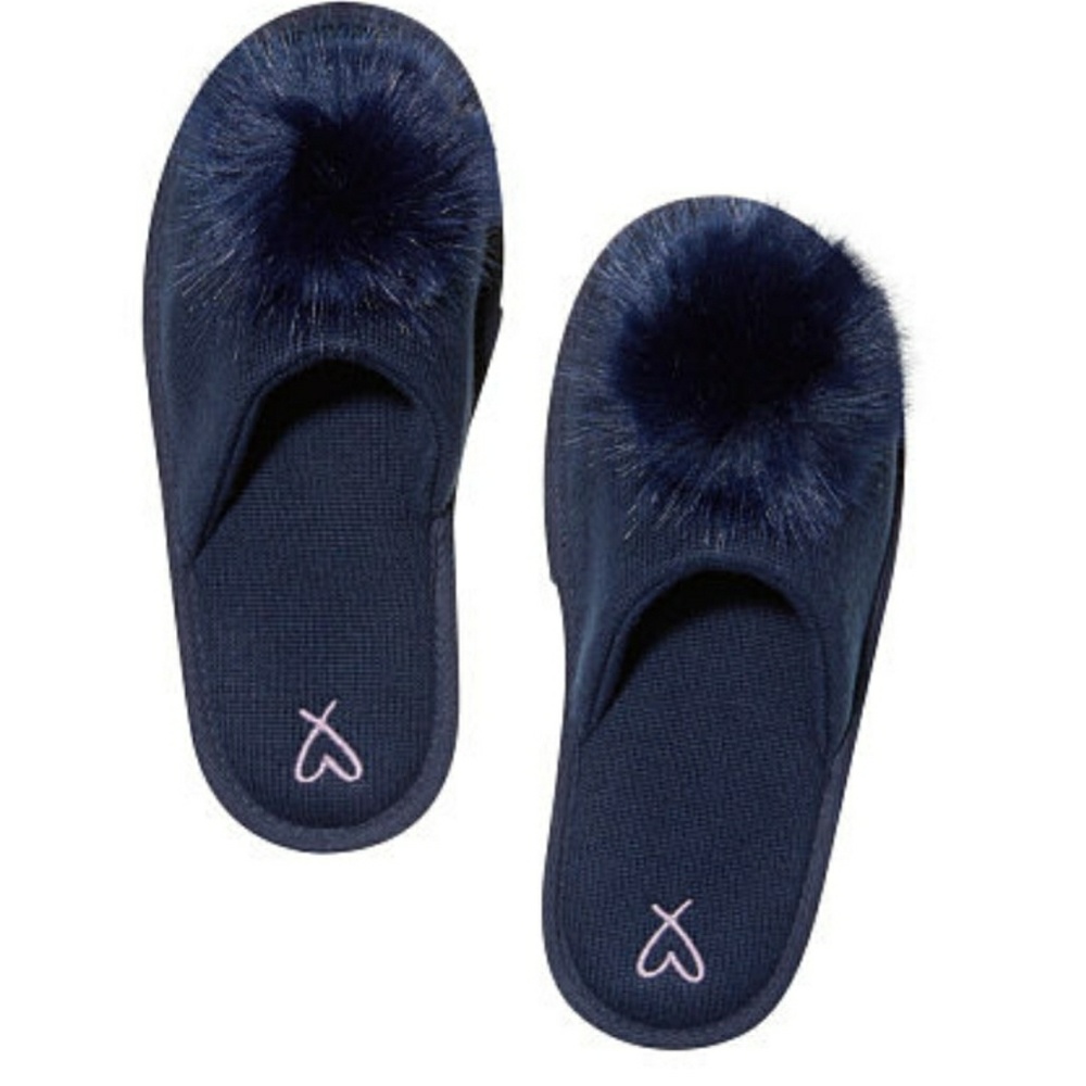 Victoria Secret Pom Pom Slippers *NIP*