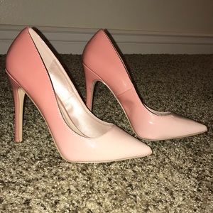 Barely Worn! Ombré Pink Sexy Heels!