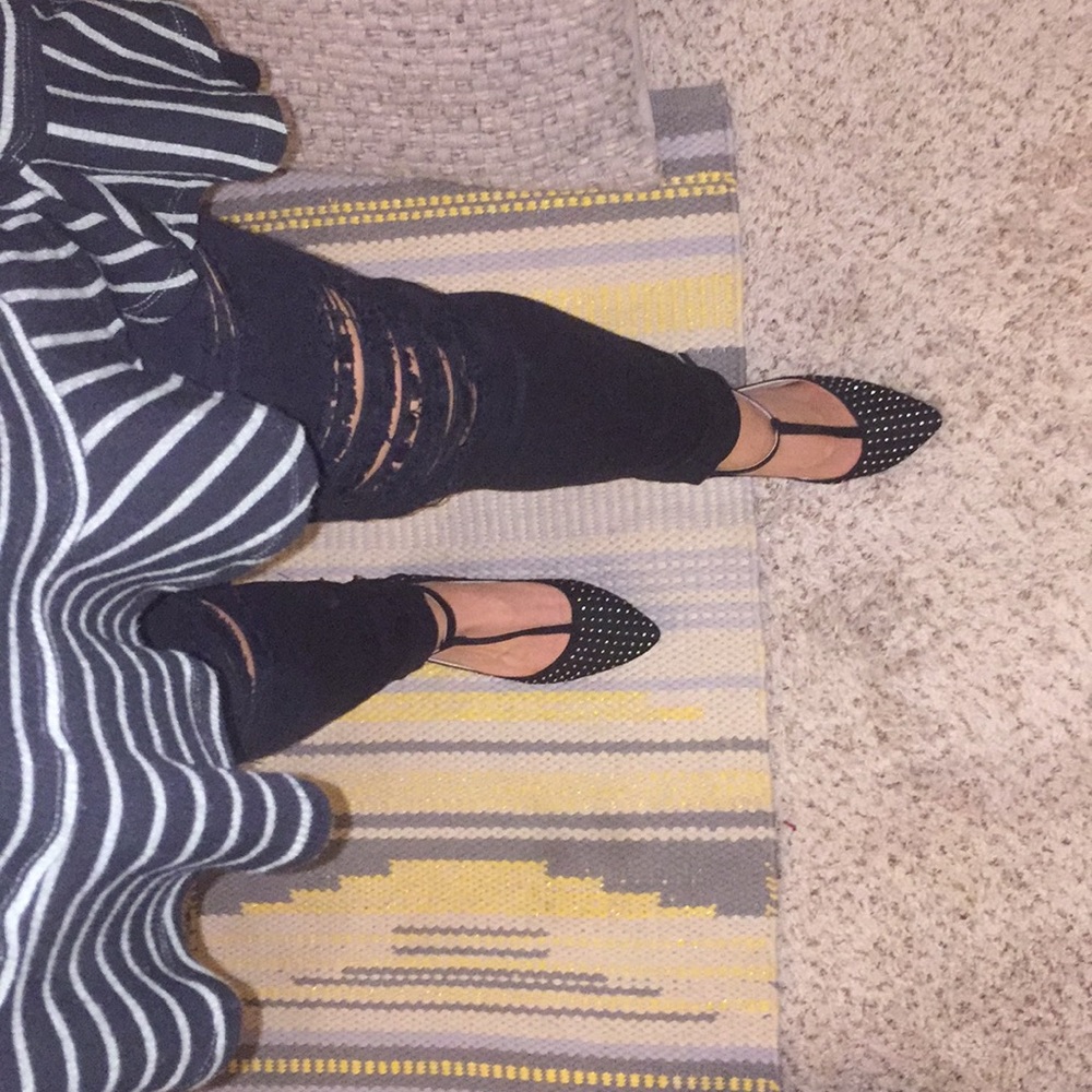 Ripped black jeans