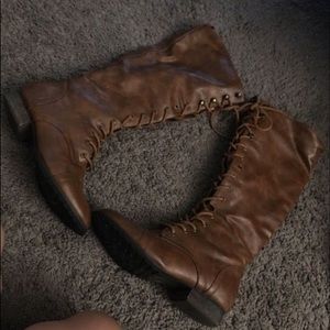 Brown Knee High Boots