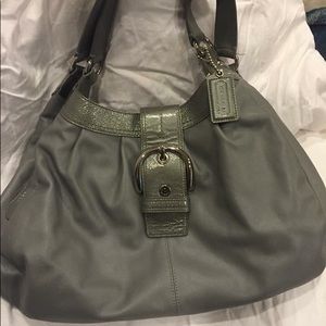 COACH Gray “Maggie” Bag