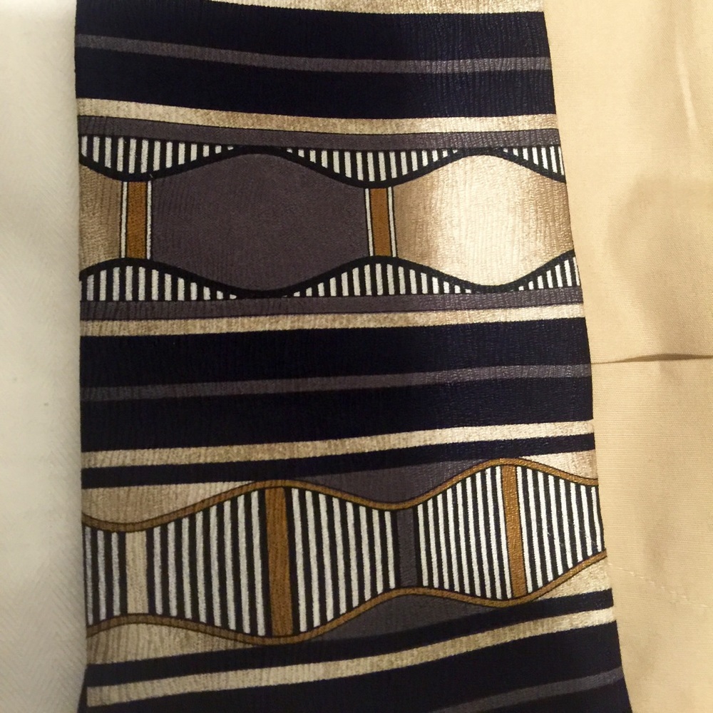 Henry Grethel men's silk tie