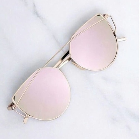 Pink Mirror Sunglasses - Picture 4 of 8