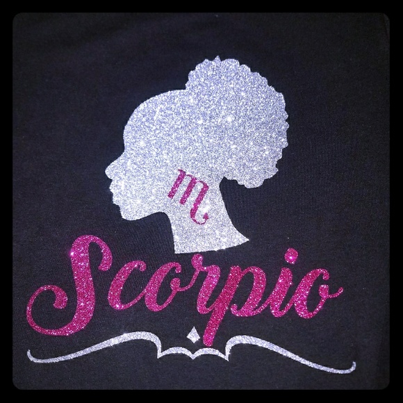 Personalized Zodiac Glitter T's, Ladies - Picture 1 of 2