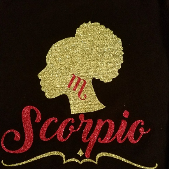 Personalized Zodiac Glitter T's, Ladies - Picture 2 of 2