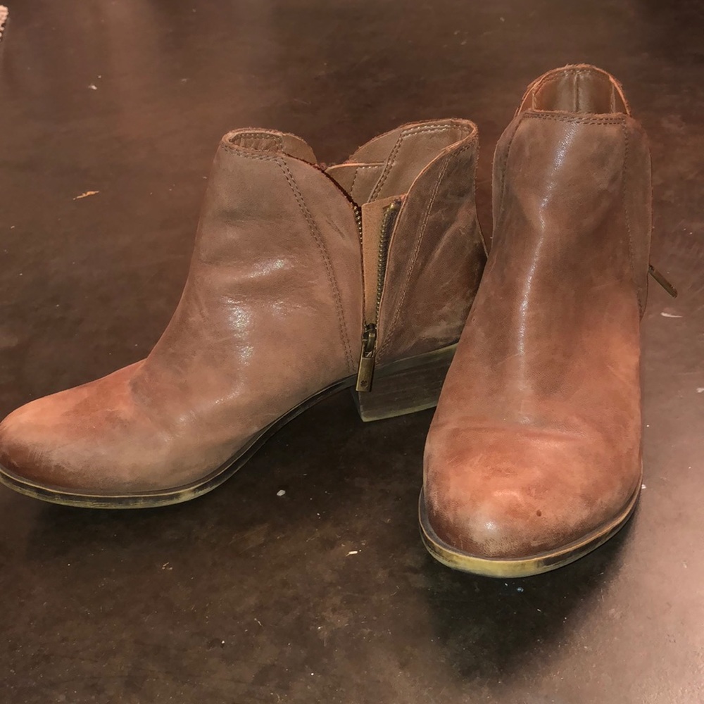 Lucky Brand Leather booties