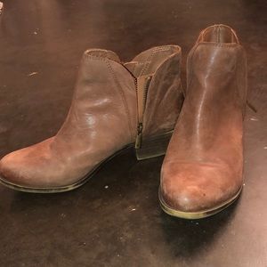 Lucky Brand Leather booties