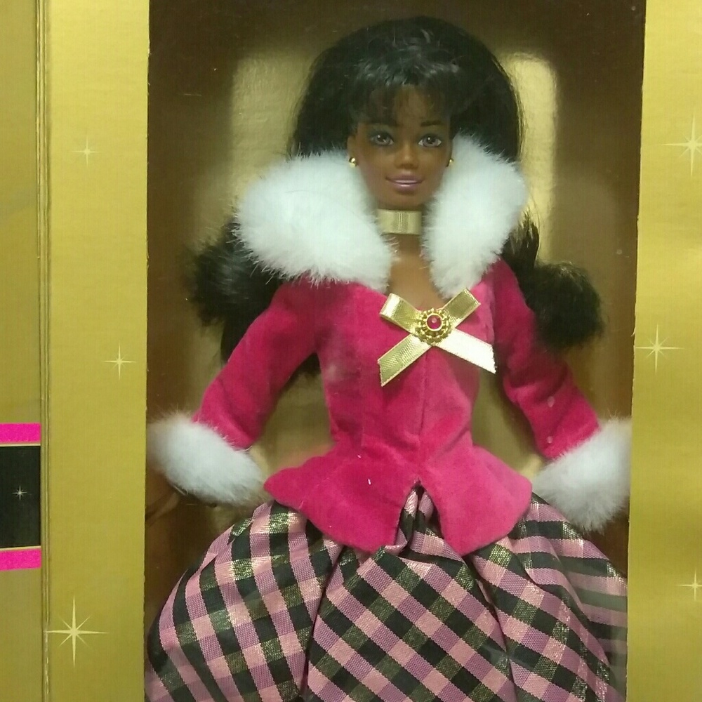 #269👉🏼Black Barbie Doll By Avon