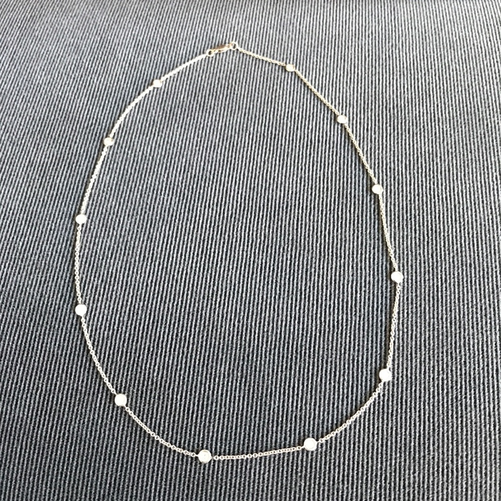Diamond by the yard necklace