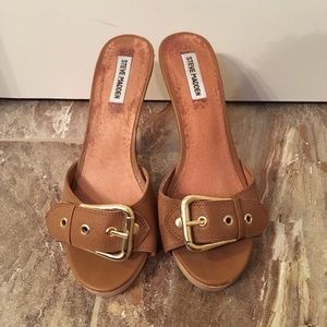 Steve Madden Crunk Tan High Heeled Sandals