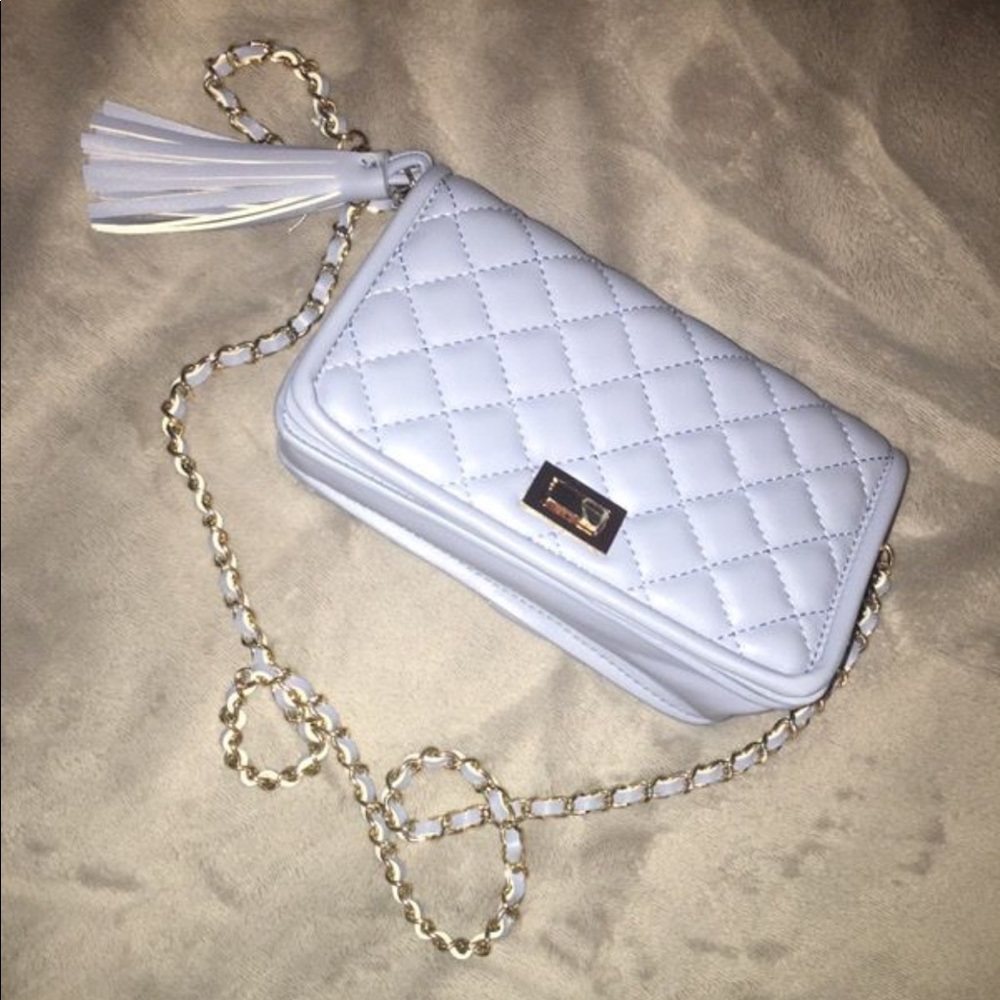 blue purse
