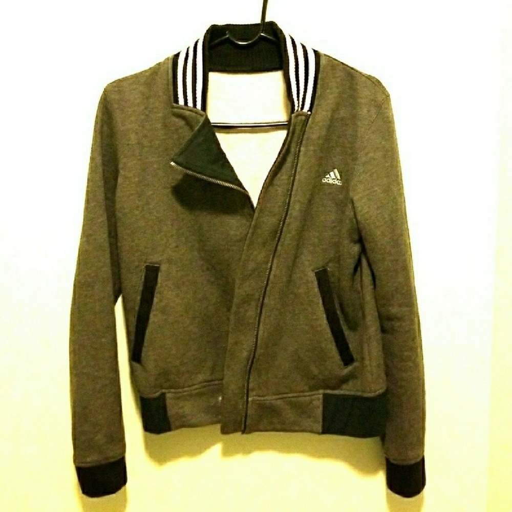 Adidas 3 stripe track jacket cardigan