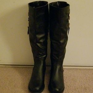 Brand new black tall boots