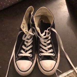 Black High top converse