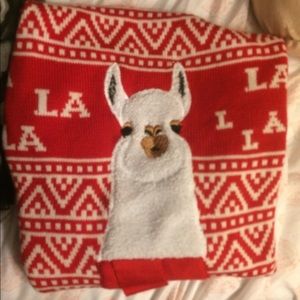 Llama sweater dress