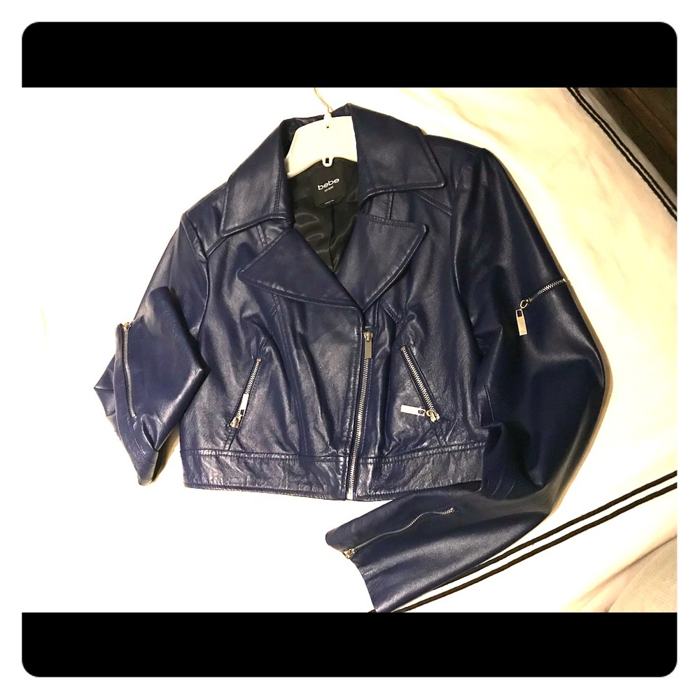 Electric Blue cropped jacket