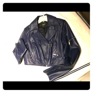 Electric Blue cropped jacket