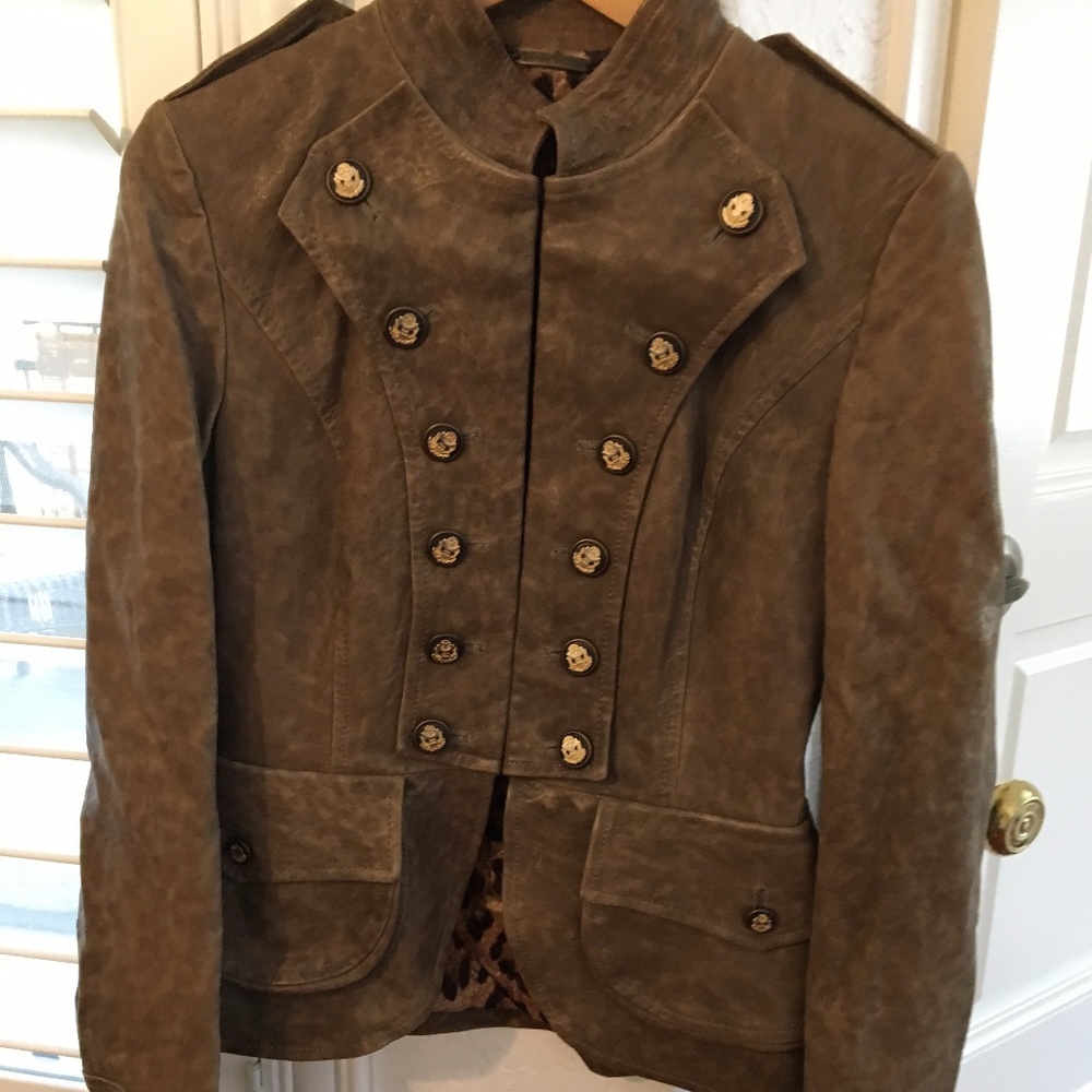Dolce & Gabbana Lambskin Military Jacket