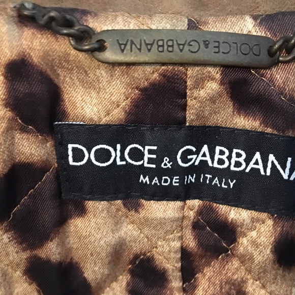 Dolce & Gabbana | Jackets & Coats | Dolce Gabbana Lambskin Military ...