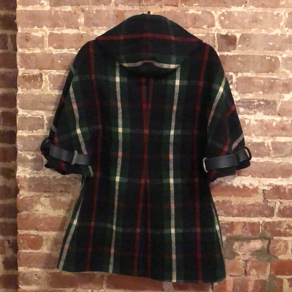 MÄDCHEN Plaid XS 1/4 Sleeve Hooded Jacket - Picture 4 of 5