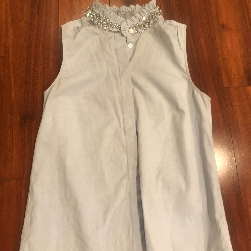 Jeweled Blouse From J.Crew
