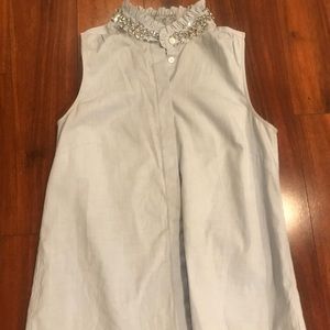 Jeweled Blouse From J.Crew