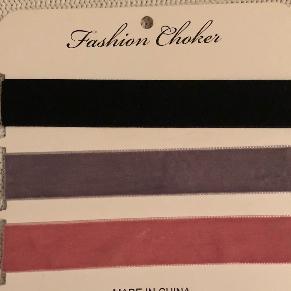 NWT Velvet Chokers