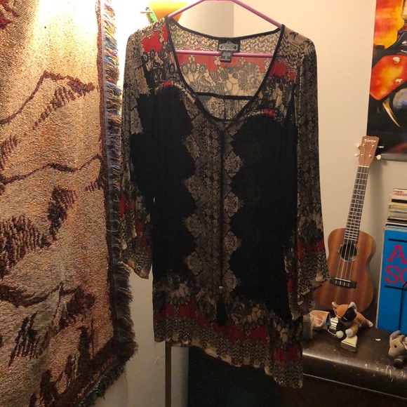 Boho indie tunic/dress - Picture 1 of 4