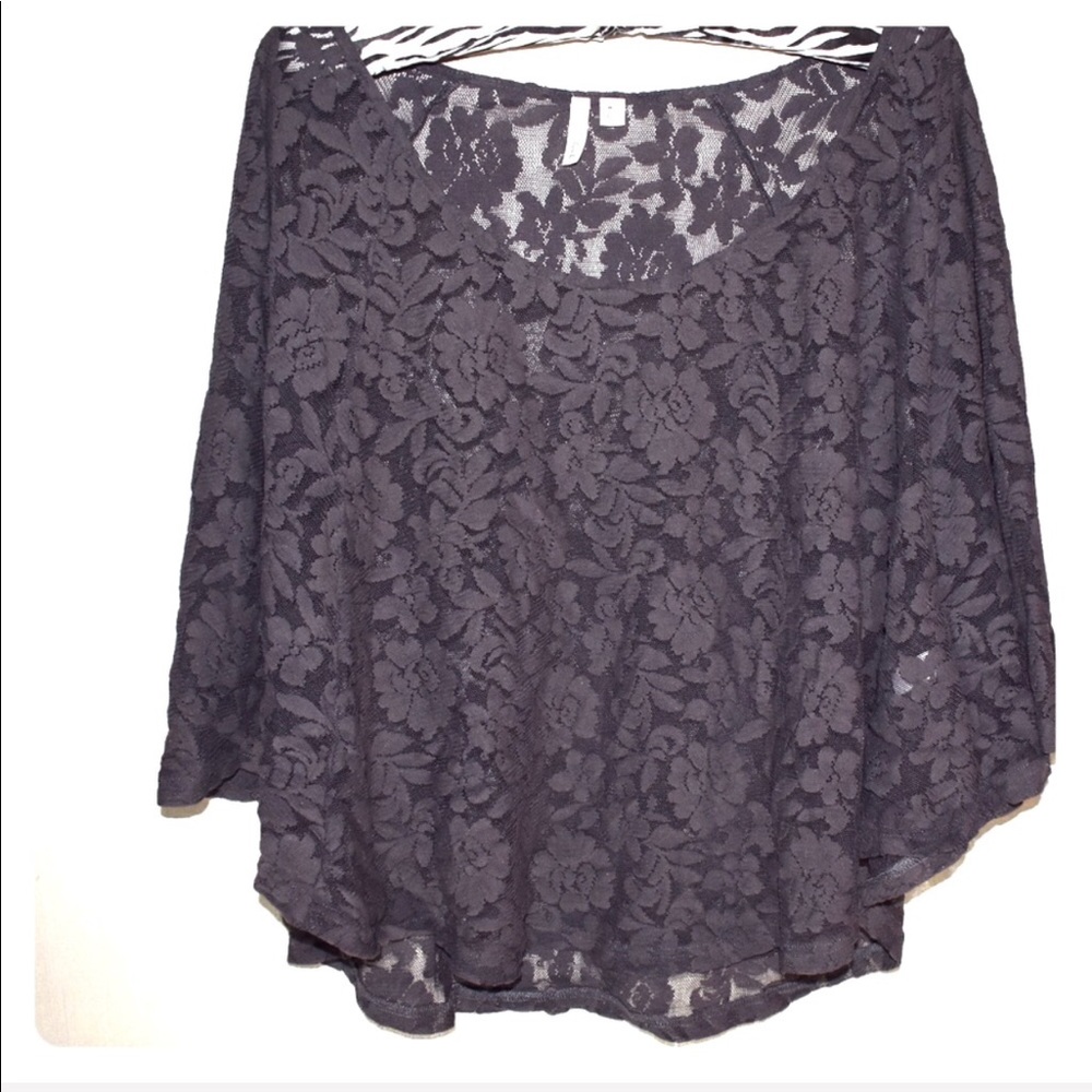 Offers=💫🛍💞 Nordstrom’s NWOTGray Lace Circle Top