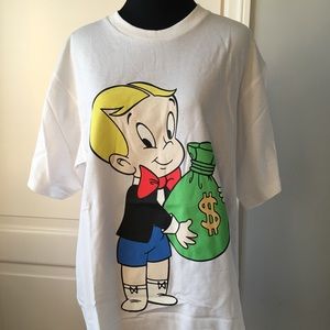 richie rich cotton shirt size L