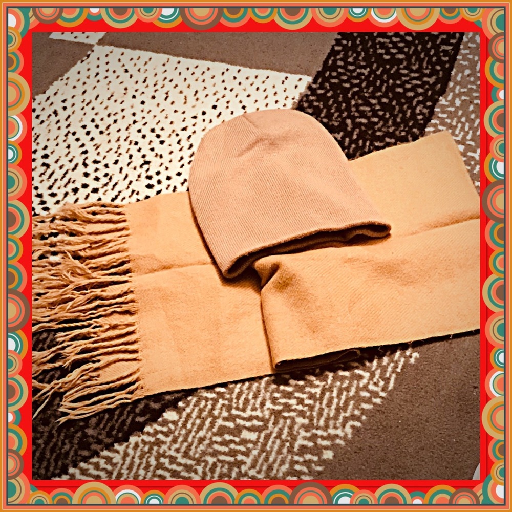 Warm Knit Hat & Scarf Set