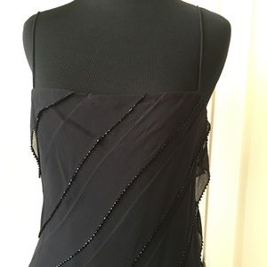 black beaded vintage dress