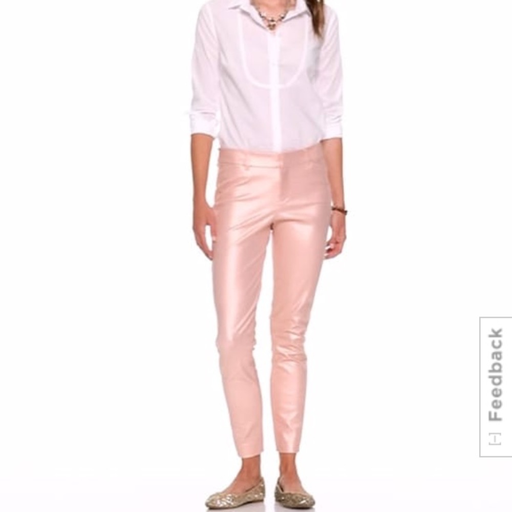 🚫SOLD🚫 Rose Gold Ankle Length Pixie Pants