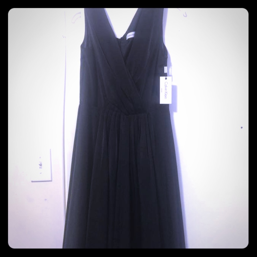 Calvin Klein black cocktail dress NWT