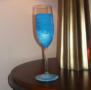 Custom champagne glasses