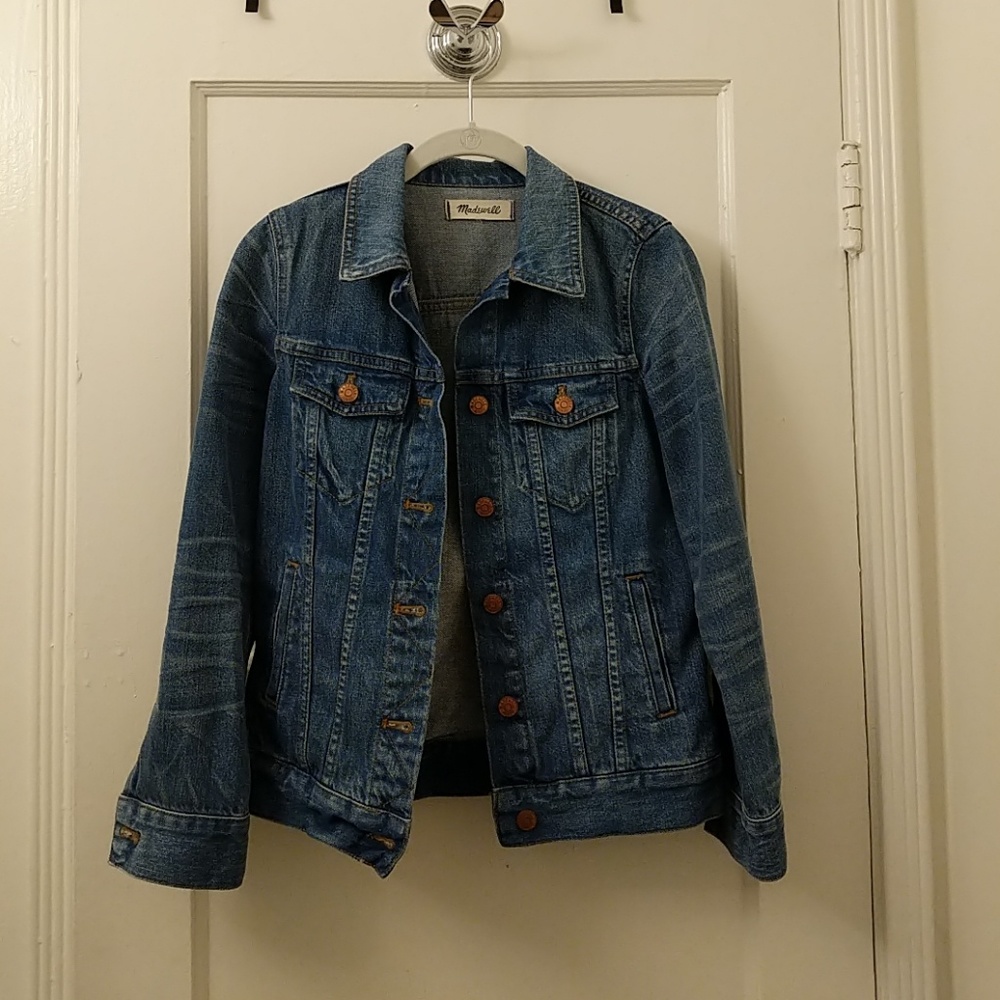 Madewell jean jacket, XS