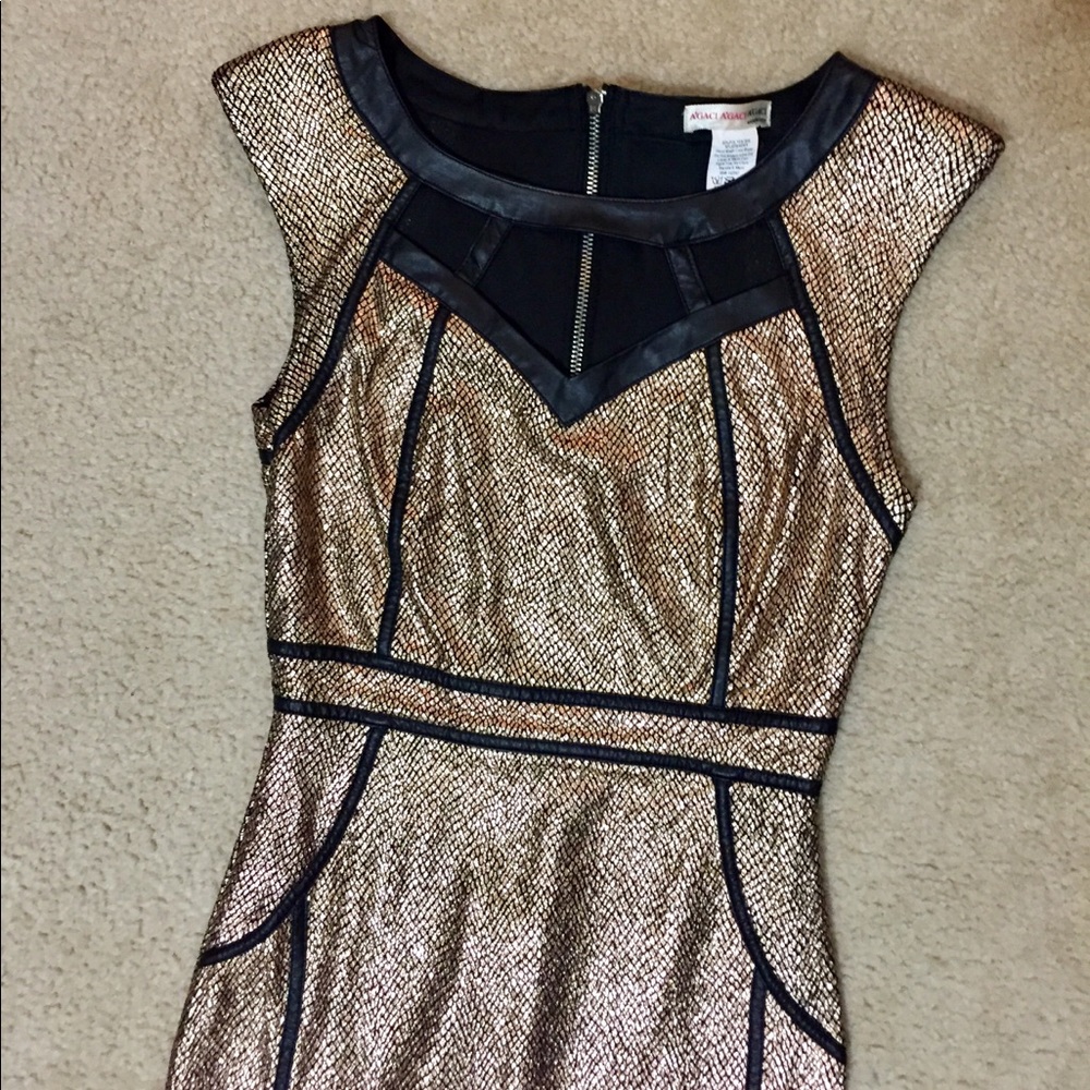 Metallic dress