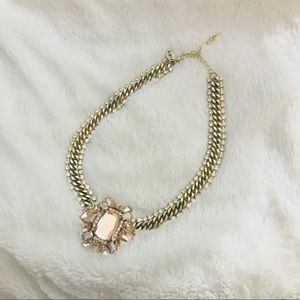 Dramatic statement piece necklace