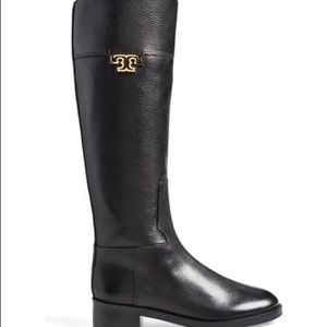 Tory Burch Women’s Joanna Black Riding Boots 7.5