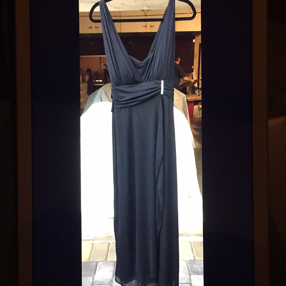 Long black gown