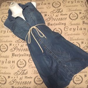 Maternity denim dress size large