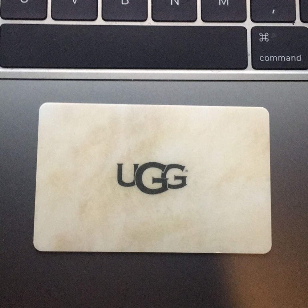 SOLD ‼️ 250.00 UGG Gift card!!