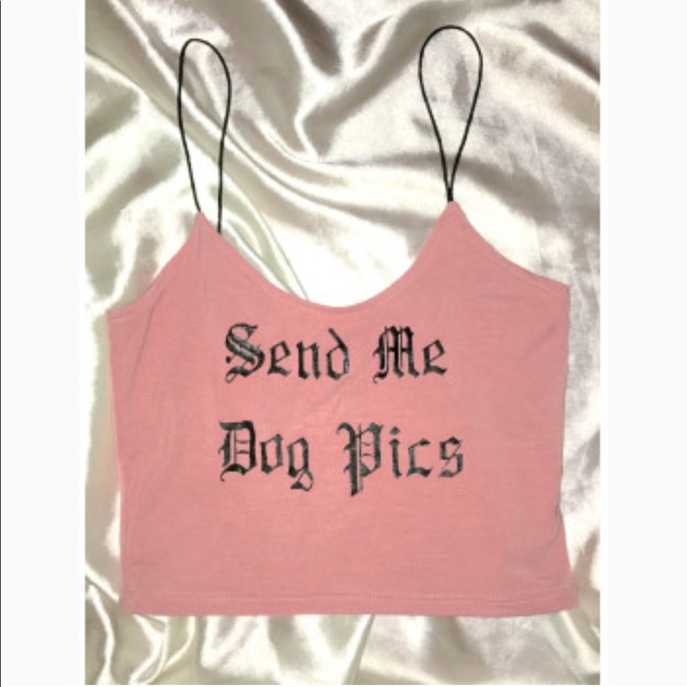 Send me dog pics omighty dolls kill crop top - Picture 2 of 3