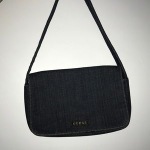 GUESS Denim Blue Jean Purse