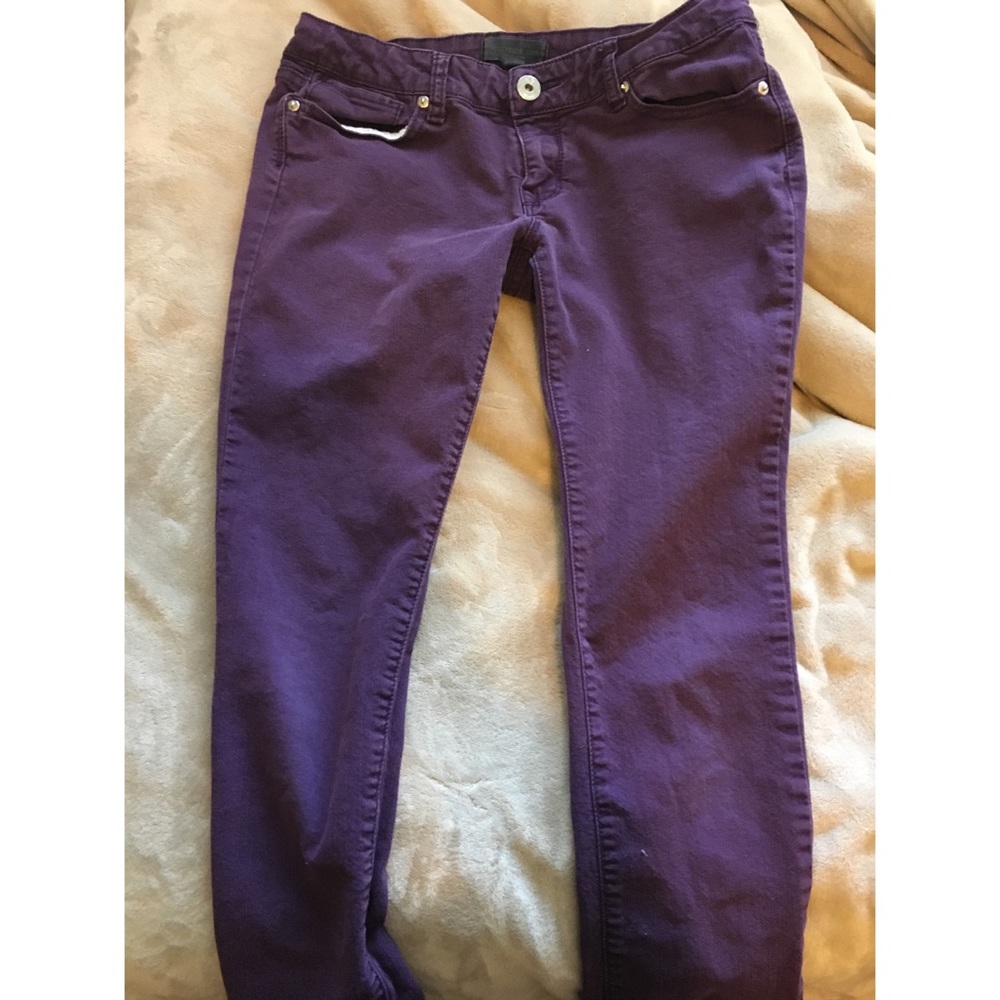 Mechanics purple jeans