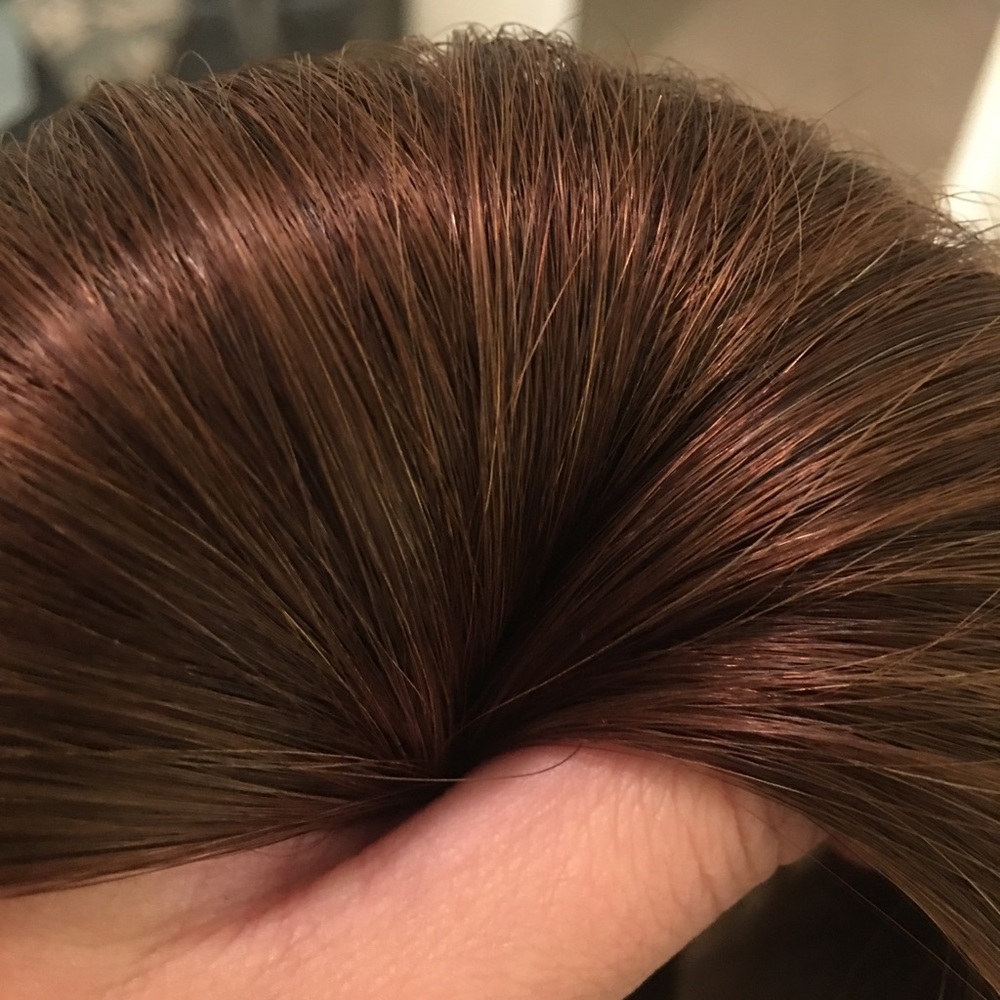 Remy human hair extensions